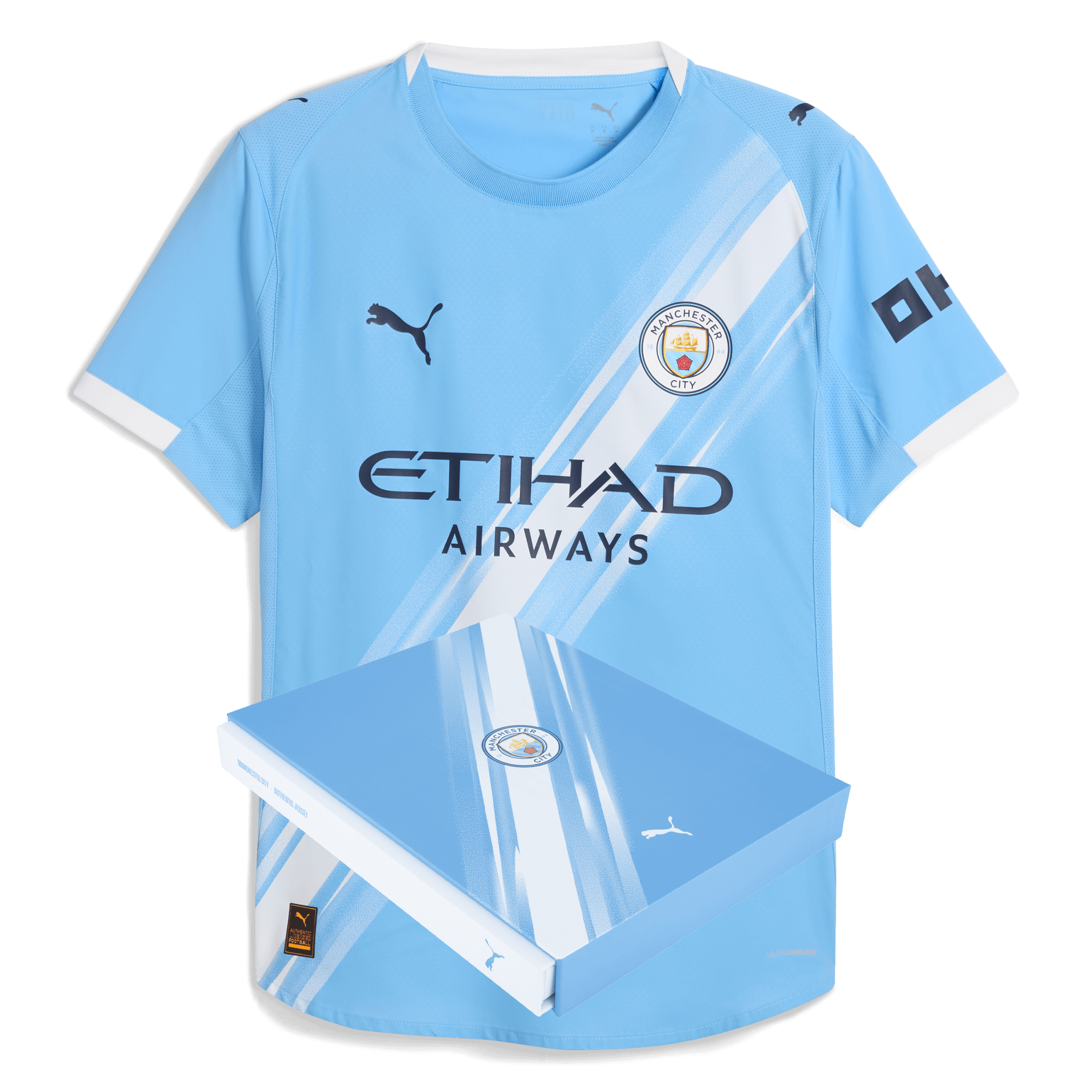 Manchester City 24/25 Home Kit — Authentic Edition