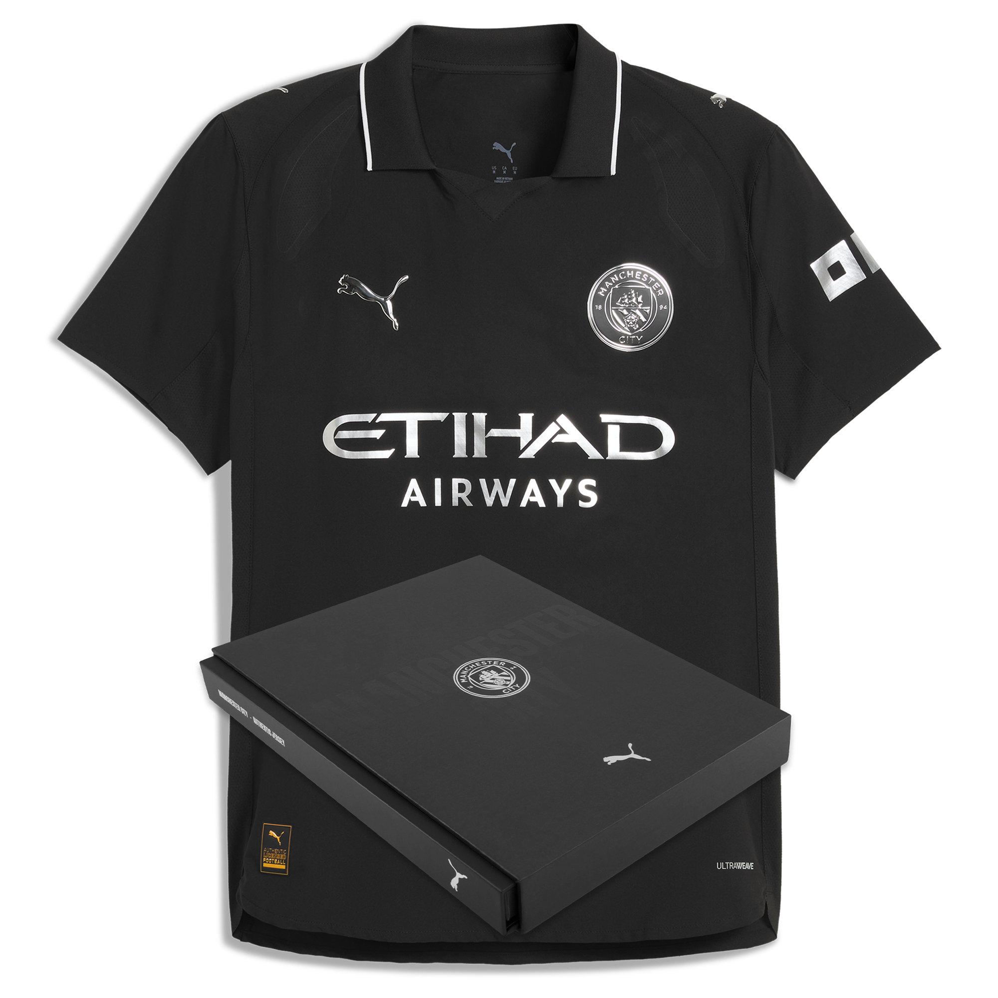 Manchester City 24/25 Away Kit — Black Edition
