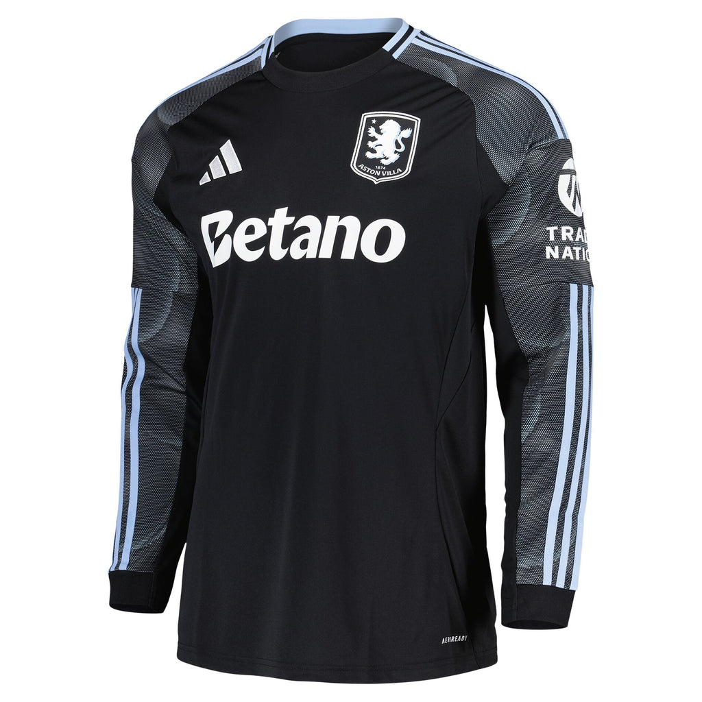 Aston Villa adidas Away Shirt 2025-26 - Long Sleeve