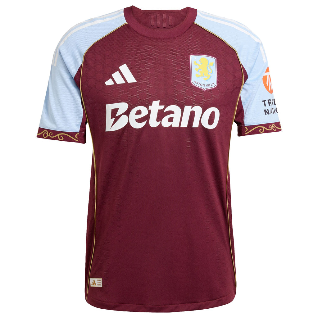 Aston Villa adidas Home Authentic Shirt 2025-26