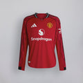 Manchester United 25/26 Home Long Sleeve Authentic Jersey