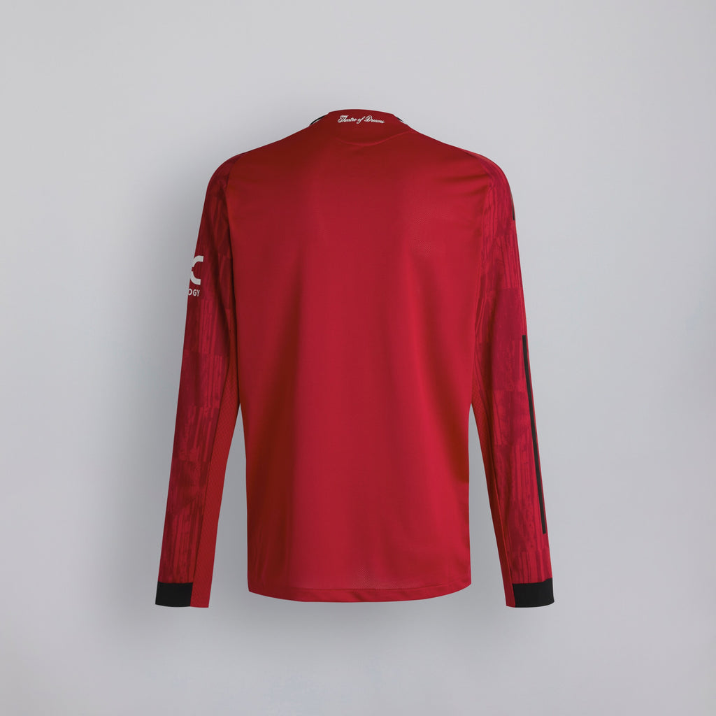 Manchester United 25/26 Home Long Sleeve Authentic Jersey