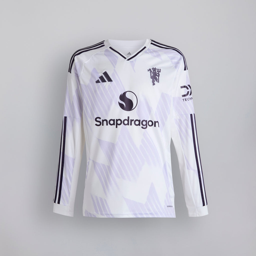 Manchester United 25/26 Away Long Sleeve Jersey — Fan Edition