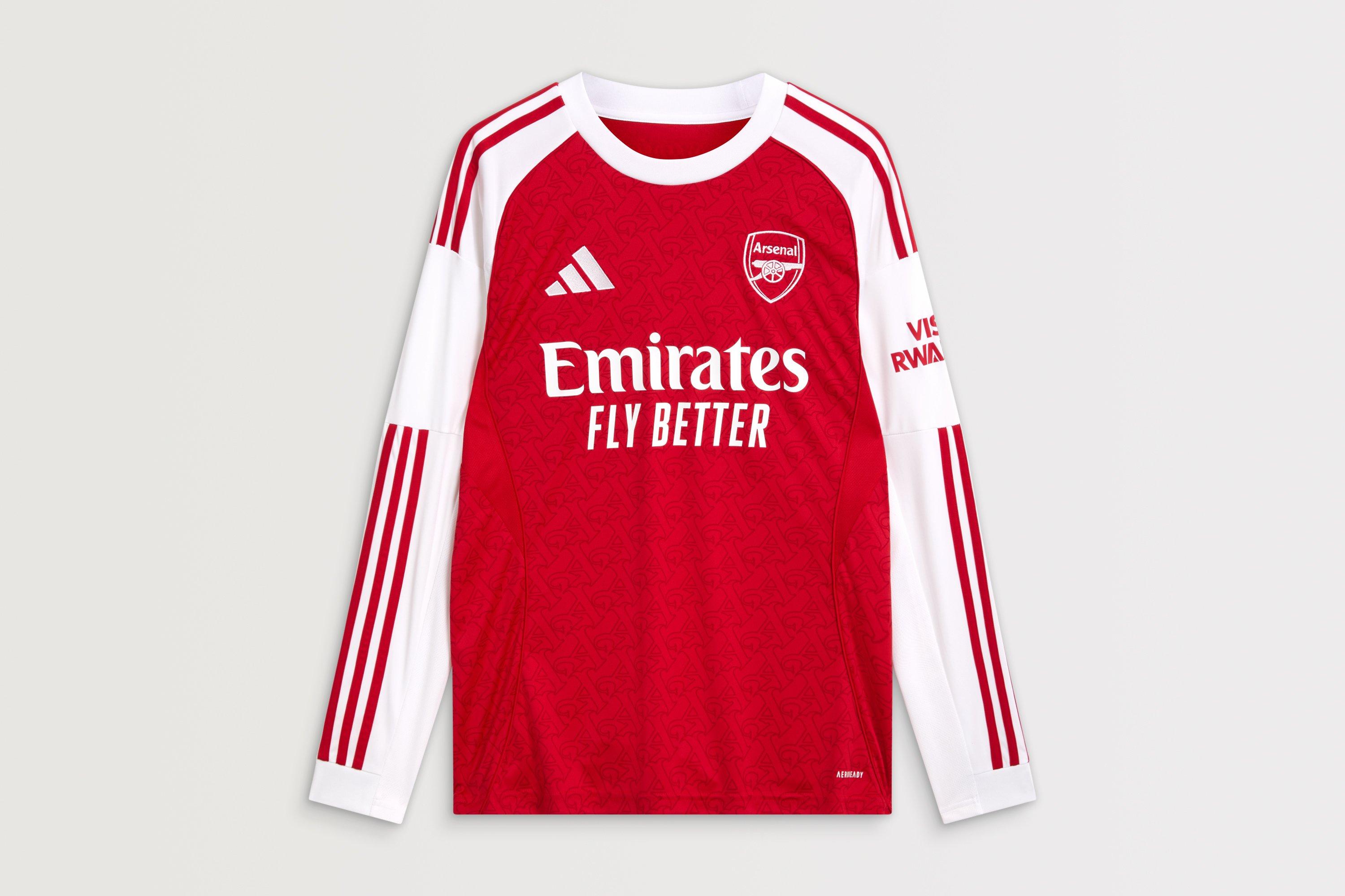 Arsenal Home Long Sleeve Jersey 2025/26 – Fan Version