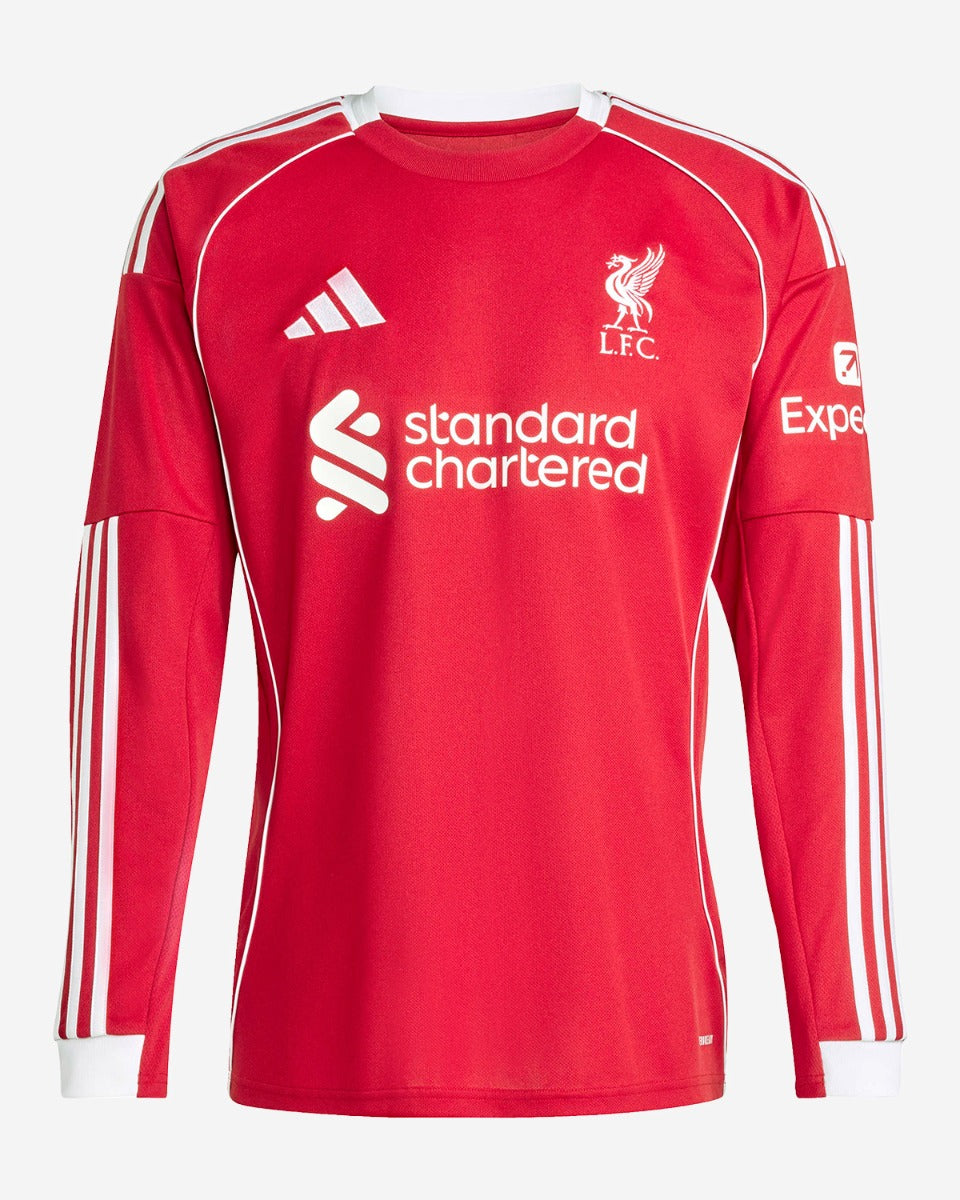 Liverpool 25/26 Home Stadium Long Sleeve Shirt